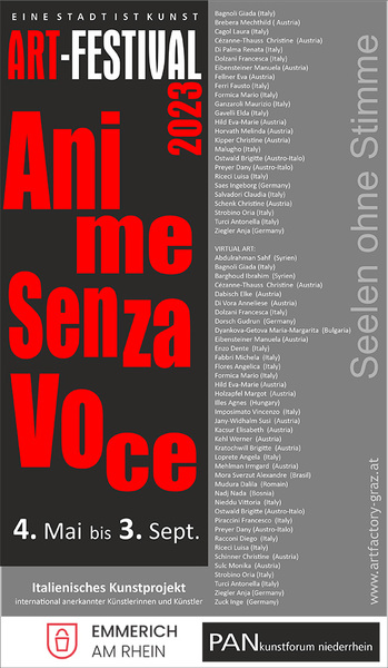ArtFestival 2023 Anime Senza Voce Ausstellung
