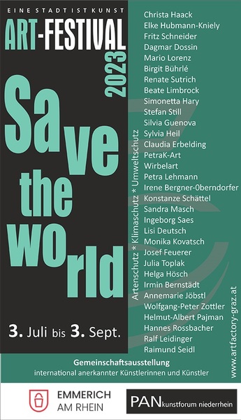 ArtFestival 2023 Save the World Ausstellung