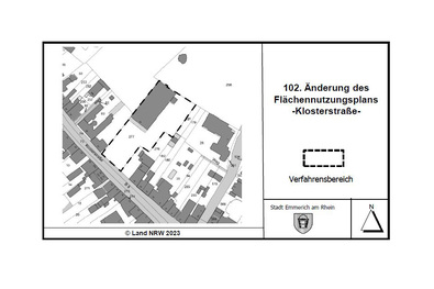 102. Änderung des Flächennutzungsplans -Klosterstraße Elten-