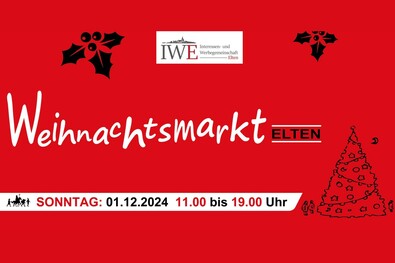 Plakat zum Weihnachtsmarkt in Elten