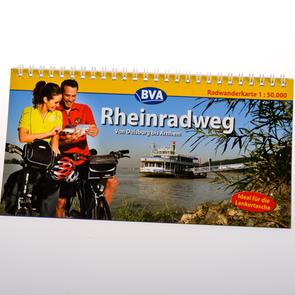 Fahrradkarte Rheinradweg
