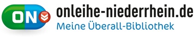 Logo der digitalen Leseplattform Onleihe Niederrhein