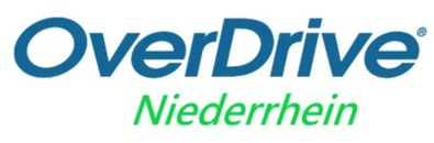 Logo der digitalen Leseplattform Overdrive Niederrhein 