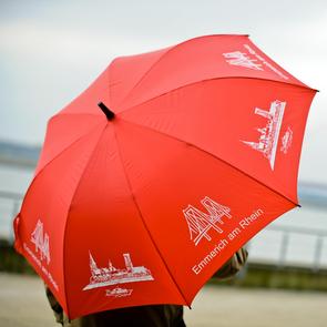 Regenschirm mit Emmerich-Skyline